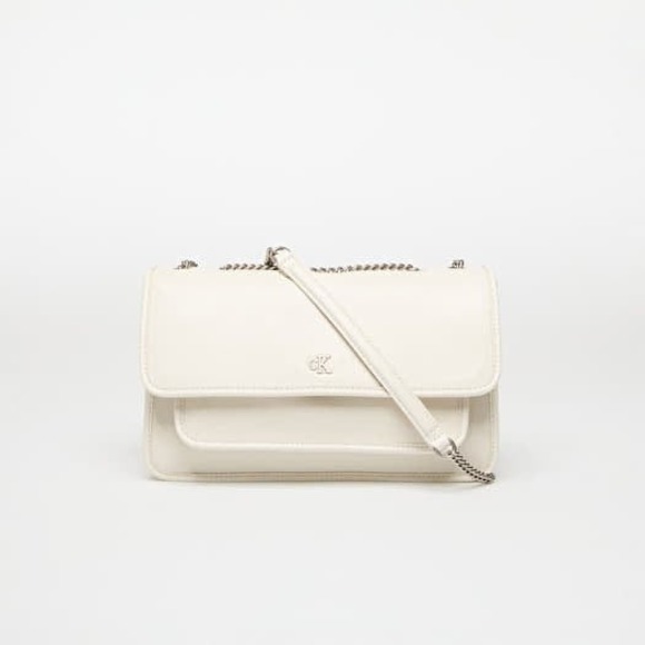 Calvin Klein Handbags - Calvin Klein White Chain Shoulder Crossbody Flap Bag NWT